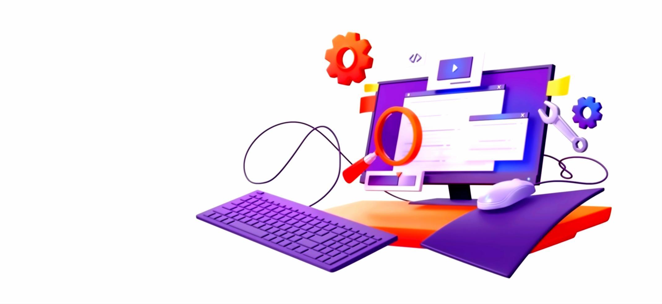 Moderne Arbeitsumgebung mit integrierten KI-Systemen